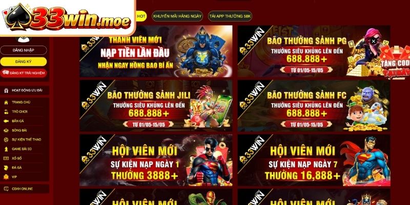 Điều kiện để người chơi được áp dụng các ưu đãi
